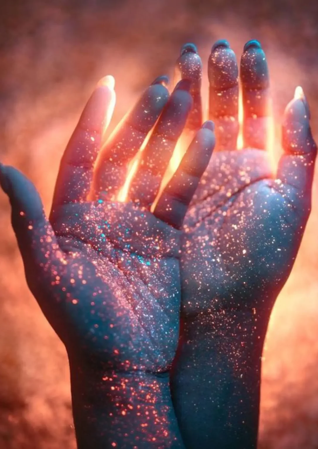 Mains scintillantes et spirituelles