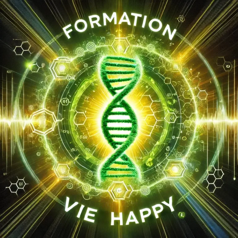 Visuel énergique sur la transformation personnelle