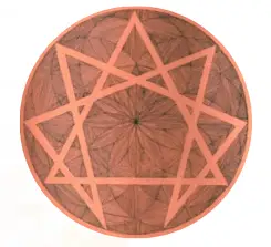 Mandala étoilé avec six branches