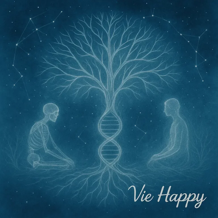 Illustration d'un arbre de vie et d'humains