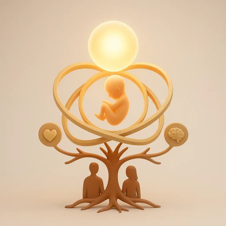 Illustration symbolique de la croissance personnelle et du bien-être